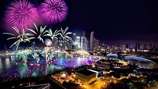 Asa arata Singapore de Revelion