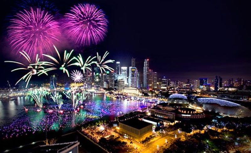Asa arata Singapore de Revelion