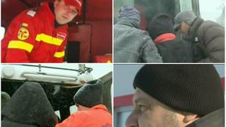 Ei sunt eroii din Constanta. Cum s-a vazut lupta cu iarna dezlantuita prin ochii pompierilor