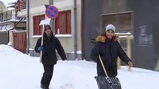 Afacerea care a inflorit in aceasta perioada. Cati bani cer lopatarii sa te scape de zapada