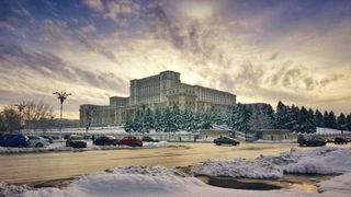 Filmuletul care arata ca Bucurestiul nu este chiar un oras urat cand ninge! Uite-l cum arata filmat din aer cu o drona - E chiar frumusel