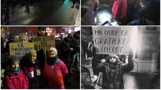 Proteste masive in toata tara. Klaus Iohannis, in mijlocul multimii. S-au adunat aproape 20.000 de persoane in strada. Bd.Magheru, blocat de protestatari. Mesajul presedintelui catre manifestanti