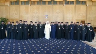 Delegatia Bisericii Ortodoxe Romane este formata din 25 de clerici, condusi de Patriarhul Daniel