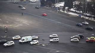 "Primul" in Piata Victoriei. Fotografia care a devenit virala pe Facebook