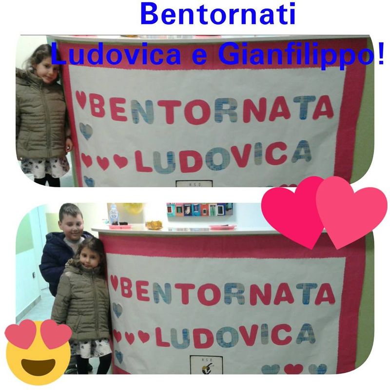 Ludovica si Gianfilippo au fost intampinati ca doi eroi