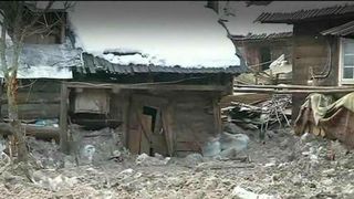 Natura s-a dezlantuit in judetul Maramures. Mai multe case au fost distruse de blocuri uriase de gheata