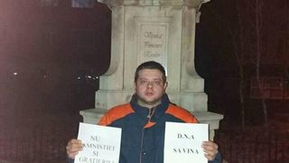 Singurul protestatar din Odobesti, dat in judecata de primarul PSD al orasului. Edilul ii cere daune morale de 150.000 de lei