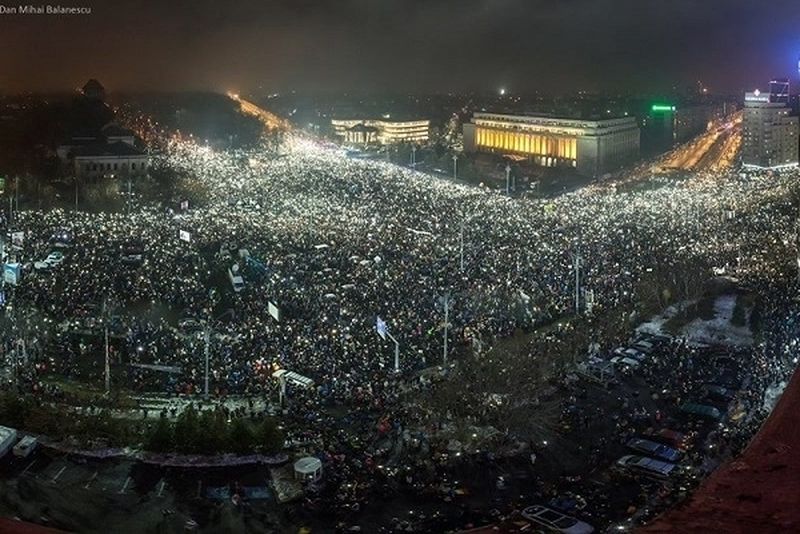 Guvernul, in timpul protestelor din 2017