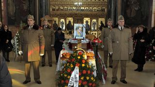 Romulus Rusan a fost inmormantat cu onoruri militare