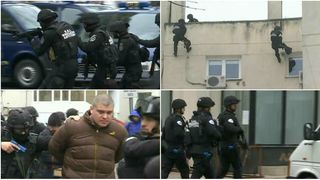 Exercitiu antitero la Ambasada Israelului din Bucuresti