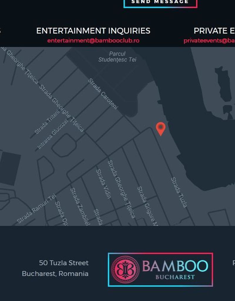La aceasta adresa se afla atat terenul pe care a murit Ionut cat si clubul Bamboo