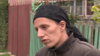 Elena Gheroghe, la inmormantarea baiatului ei