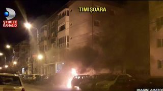 Razbunare diabolica sau eveniment nefericit? Trei masini au ars complet in Timisoara
