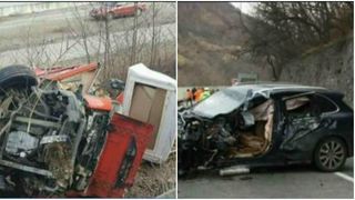 Sotul Alinei Gorghiu, implicat intr-un grav accident rutier. El ar fi fost cel care a provocat tragedia, dupa ce s-a angajat intr-o depasire riscanta