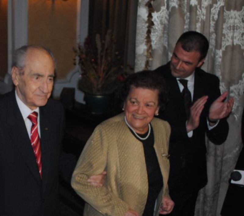 Mircea Ionescu Quintus si sotia sa, in urma cu cativa ani