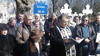 Ileana Constantinescu a cantat la mormant