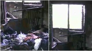 Incendiu intr-un bloc din Sectorul 2 al Capitalei, opt persoane internate, alte 42 evaluate medical