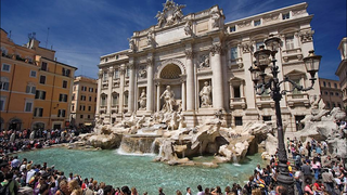 Peste un milion de dolari s-a aruncat in Fontana di Trevi, anul trecut