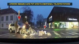 S-a dat jos din masina sa ajute o batrana, dar n-a tras frana de mana. Ce s-a intamplat imediat dupa e incredibil