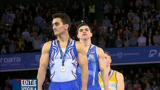 Marian Dragulescu, medalie de argint la sarituri, a doua pentru Romania, la CE de gimnastica de la Cluj