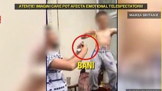 Scene revoltatoare! Copil de 7 ani, filmat cu bautura intr-o mana si tigara in cealalta