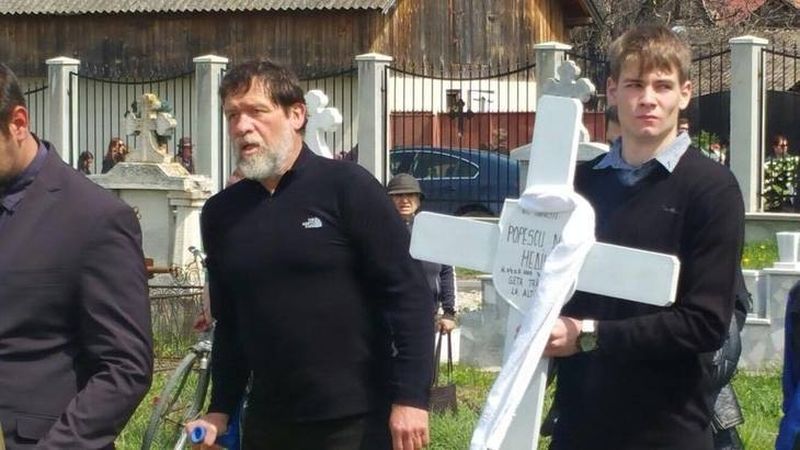 Ovidiu Popescu, la inmormantarea fiicei sale