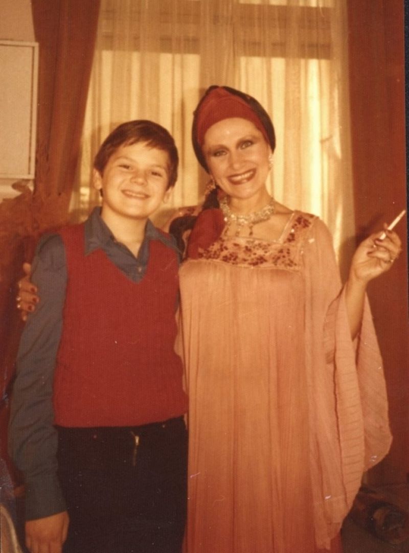 Tatiana Iekel, alaturi de fiul ei, Florin Piersic Jr