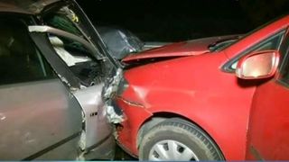 Accident in lant pe drumul ce leaga Baia Mare de Cluj, din cauza unui sofer inconstient. Sase persoane au ajuns la spital