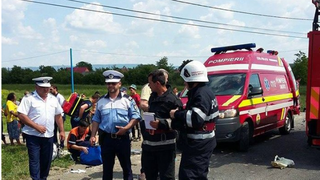 Accident tragic in Salaj: Un bebelus si doi adulti au murit