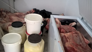 Peste o tona de carne si branza fara documente de provenienta, destinata pietei din Bucuresti, confiscata