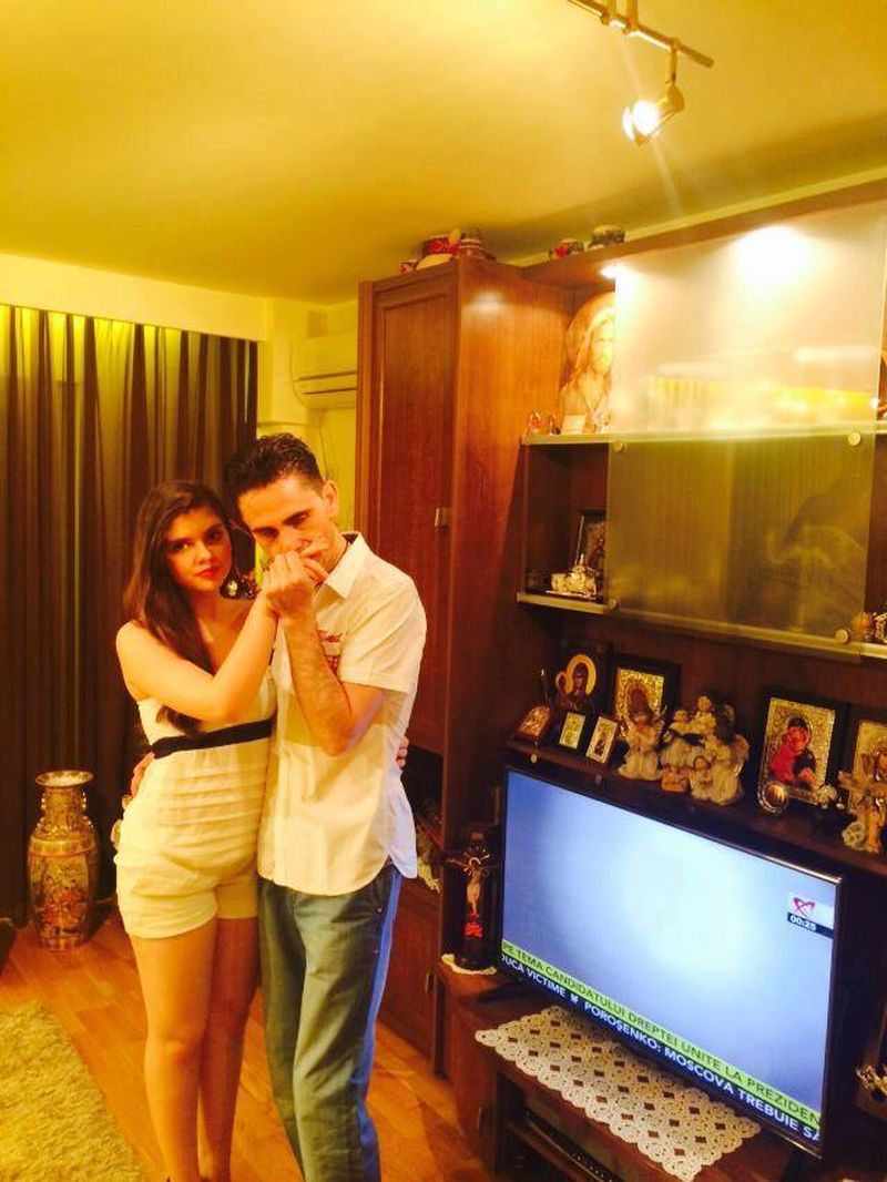 Aurelian Preda si Anamaria, intr-un momemt de tandrete intre tata si fiica