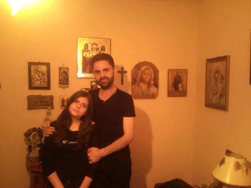 Aurelian Preda si fiica sa, Anamaria, s-au mutat vara trecuta in casa noua