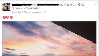 Ultima imagine postata de Andreia