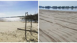 Plaja de la Dunare care rivalizeaza cu oferta de pe Litoral. La Corabia, nispiul este mai fin, iar preturile sunt mai mici