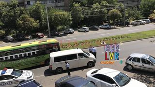 Politistii de la Rutiera din Craiova au tras pe dreapta o alta masina a Politiei si l-au lasat pe sofer fara permis