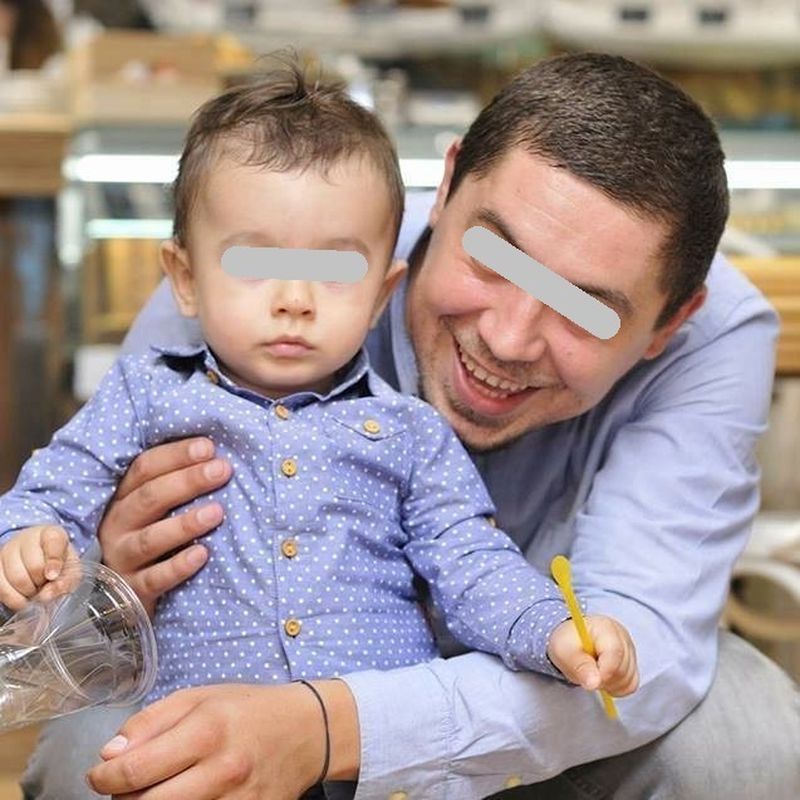 Lucian, alaturi de fiul sau