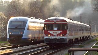 Cinci trenuri blocate intre Arad si Simeria, din cauza copacilor care au cazut pe sine si au intrerupt alimentarea cu energie