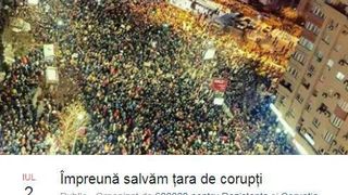 Marsul de protest Impreuna salvam tara de corupti, anuntat duminica seara in Bucuresti