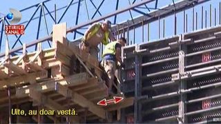 Cum a reusit echipa Stirilor Kanal D sa schimbe comportamentul unor muncitori de pe un santier din Timisoara, care nu respectau normele de protectie!