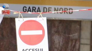 Haos la metroul din zona Garii de Nord. Toate caile de acces sunt blocate.