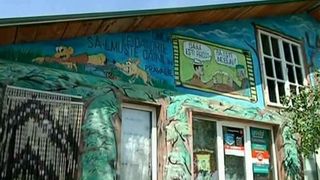 Un electrician face adevarate opere de arta cu o pensula si cateva culori. A colorat tot satul, iar acum va pleca in Spania