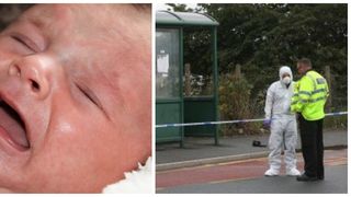 Fetita nou-nascuta, abandonata intr-o statie de autobuz. Micuta era dezbracata, iar cordonul ombilical nu fusese taiat