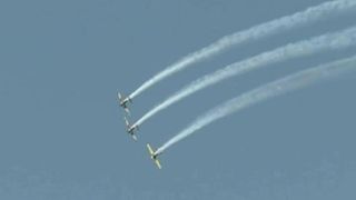 Spectacol pe cerul Capitalei! Imagini de la BIAS, cel mai mare show aerian al anului