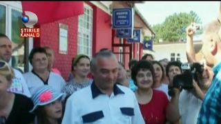 Inaugurare cu mare fast. Au adus Sageata Albastra in Bistrita, pe un tronson pe care se poate circula doar cu viteza mocanitei