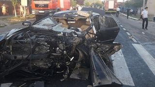 Un mort si cinci raniti intr-un accident pe DN 58 B, in localitatea Bocsa, din Caras Severin