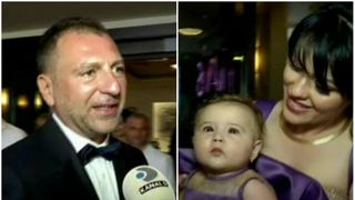 Jurnalistul Cristian Sabbagh si-a crestinat fetita! Uite cat de frumoasa e micuta Anais