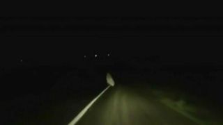 Aparitie misterioasa in toiul noptii, pe o sosea din judetul Buzau!