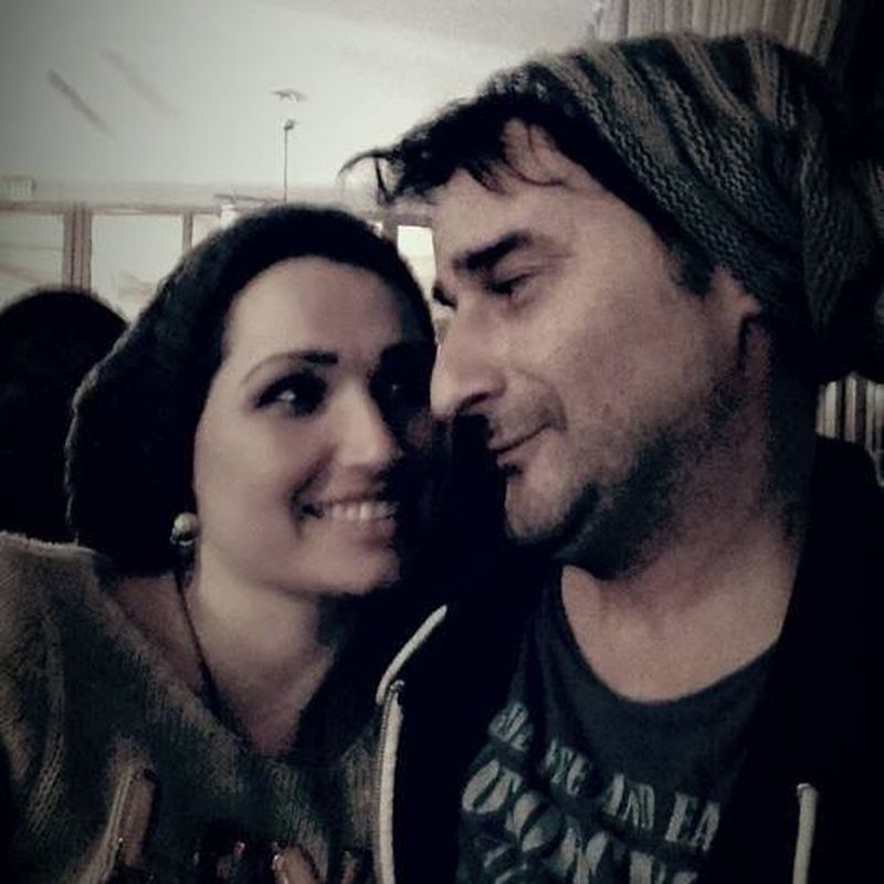 Patricia, alaturi de sotul ei, Adrian Radulescu