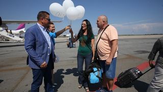 Pasagerul cu numarul un milion din acest an, sarbatorit pe Aeroportul Timisoara