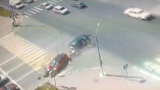 Accident grav in Capitala. O femeie a zuburat prin geam dintr-o masina